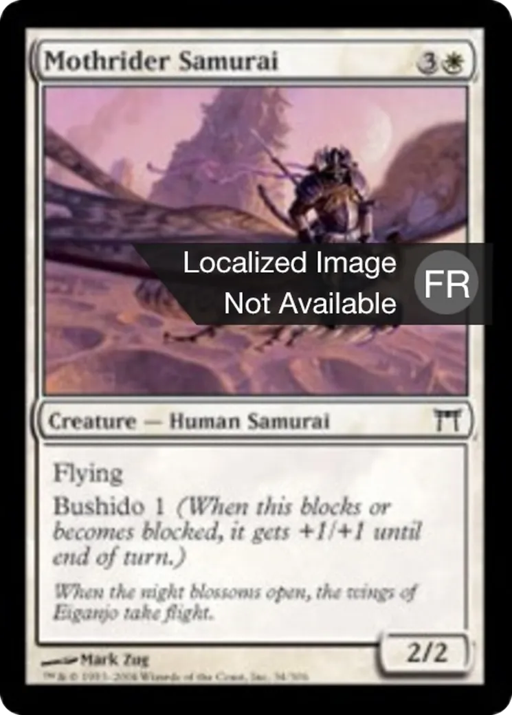 Samouraï chevauche-phalène — Champions of Kamigawa — Magic: The Gathering