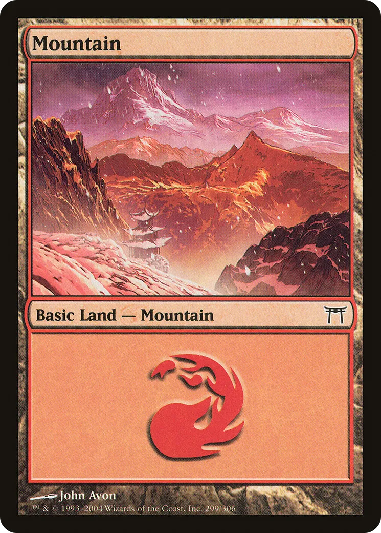 Mountain — Champions of Kamigawa — Magic: The Gathering