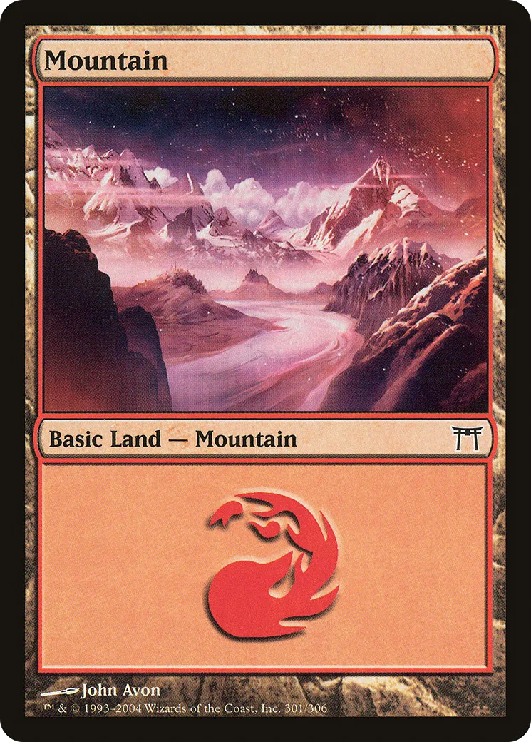 Mountain — Champions of Kamigawa — Magic: The Gathering