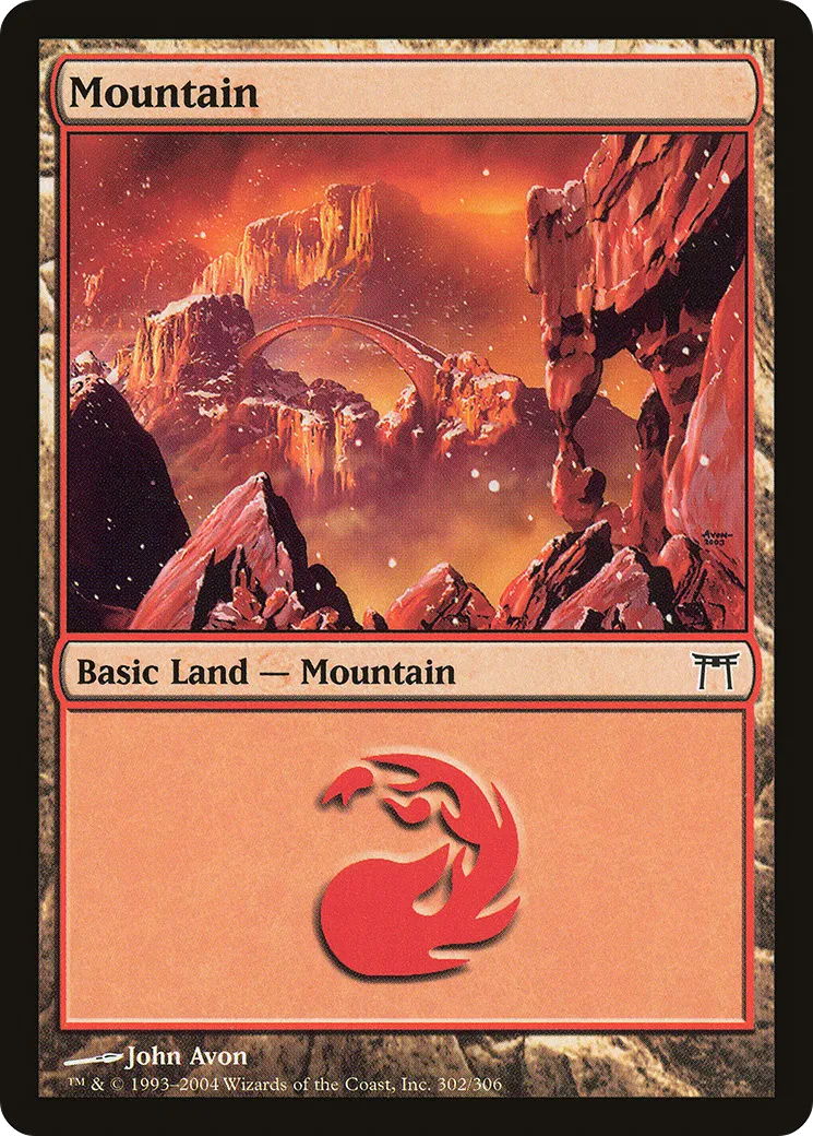 Mountain — Champions of Kamigawa — Magic: The Gathering