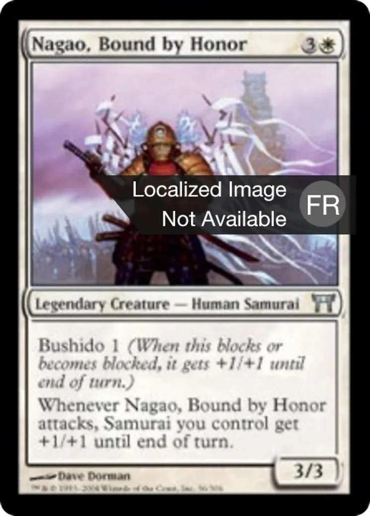 Nagao, lié par l'honneur — Champions of Kamigawa — Magic: The Gathering