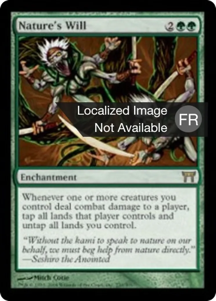 Volonté de la nature — Champions of Kamigawa — Magic: The Gathering