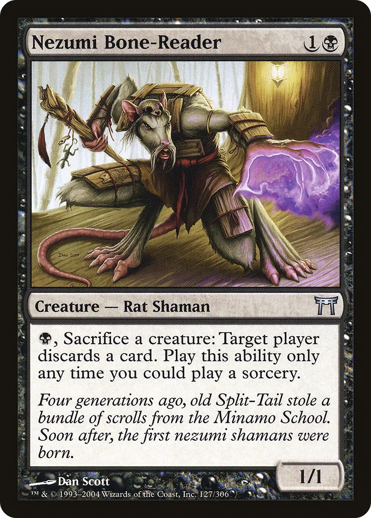 Nezumi Bone-Reader from Champions of Kamigawa - Magic: The Gathering
