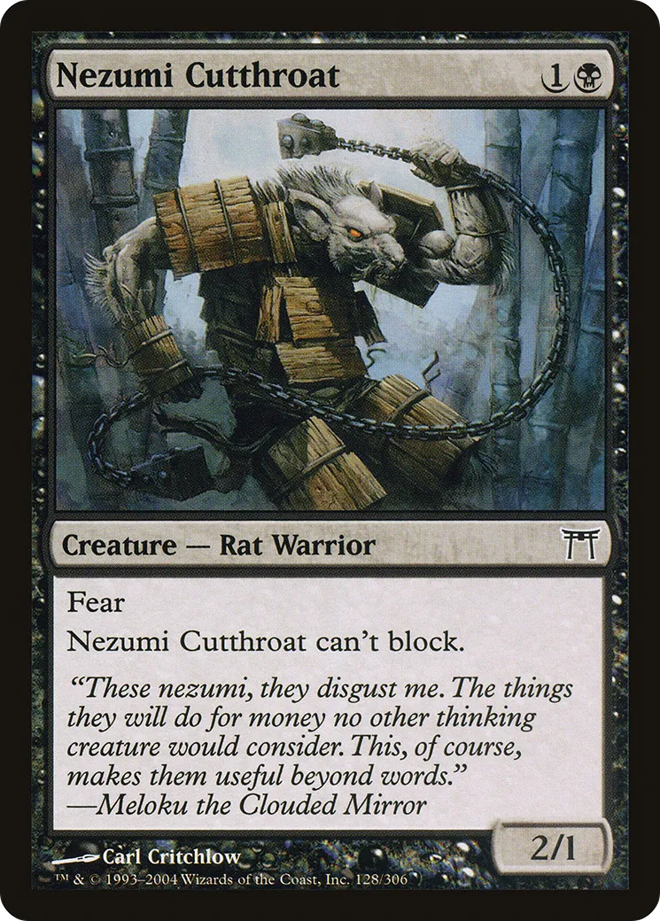 Surineur nezumi — Champions of Kamigawa — Magic: The Gathering