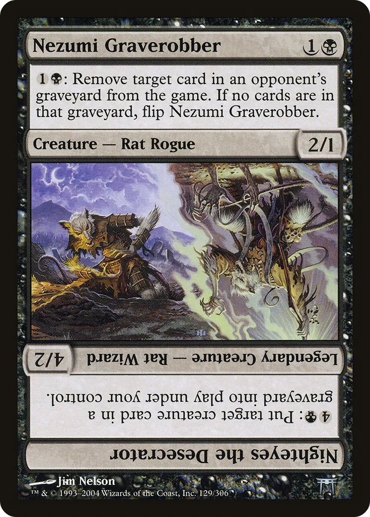 Pilleur de tombes nezumi // Nighteyes the Desecrator — Champions of Kamigawa — Magic: The Gathering