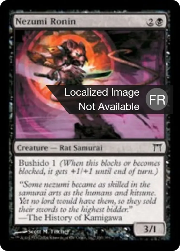 Ronin nezumi from Champions of Kamigawa - Magic: The Gathering