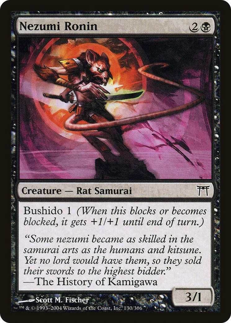 Nezumi Ronin — Champions of Kamigawa — Magic: The Gathering