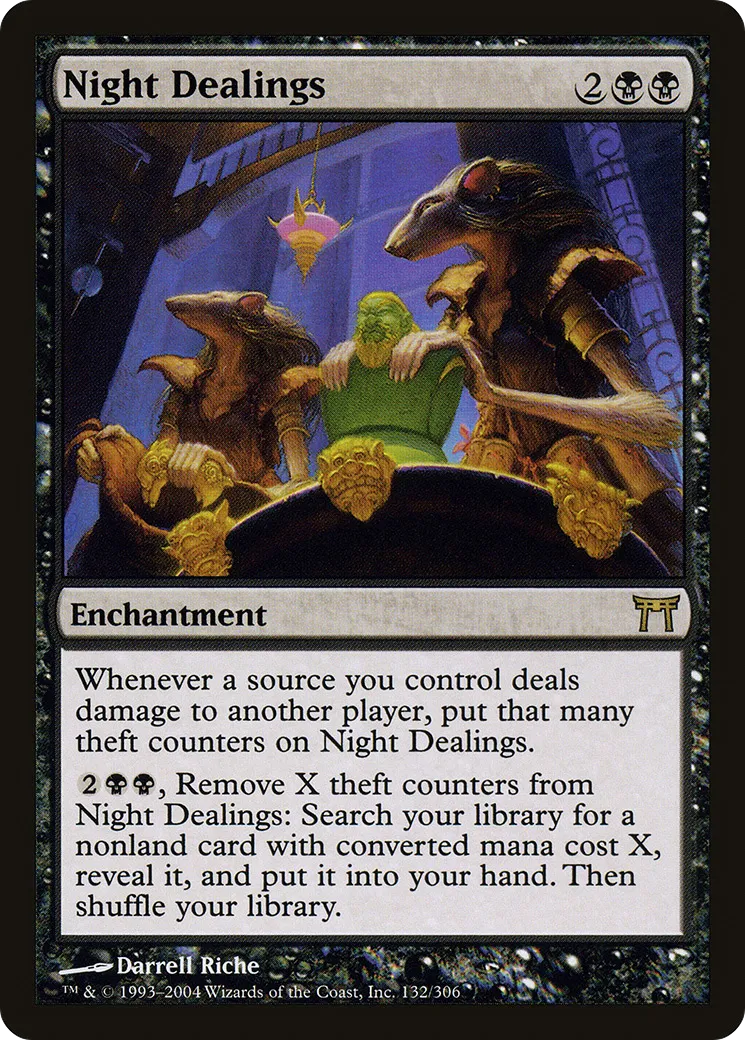 Night Dealings from Champions of Kamigawa - Magic: The Gathering