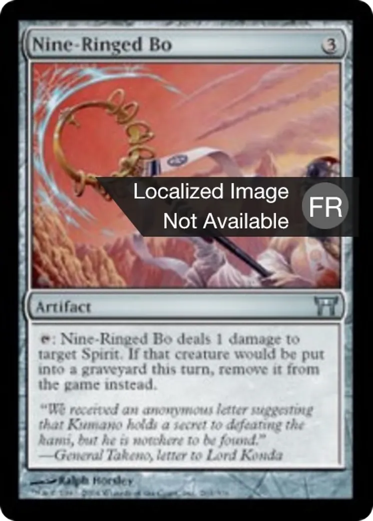 Bo aux neuf anneaux — Champions of Kamigawa — Magic: The Gathering
