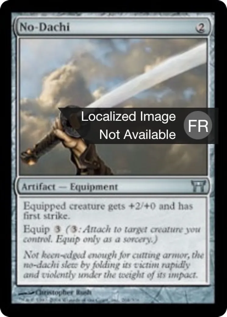 No-dachi — Champions of Kamigawa — Magic: The Gathering