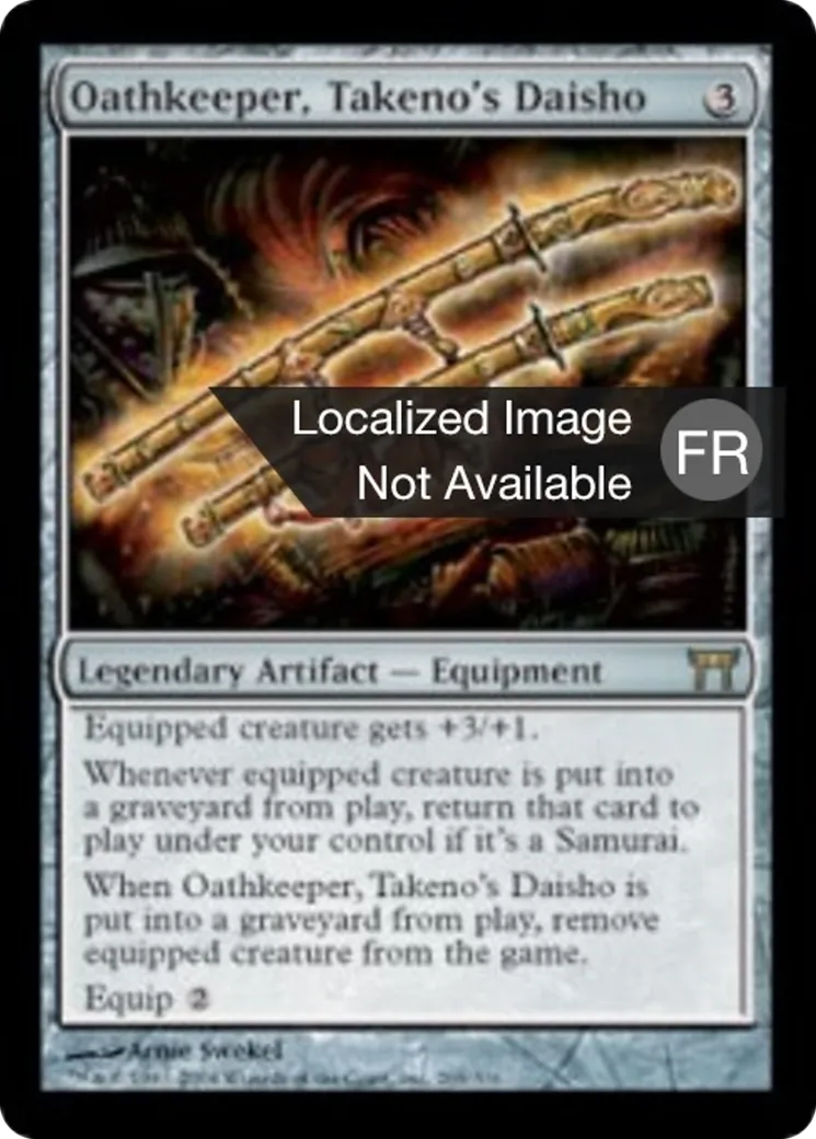 Gardefoi, daisho de Takeno — Champions of Kamigawa — Magic: The Gathering