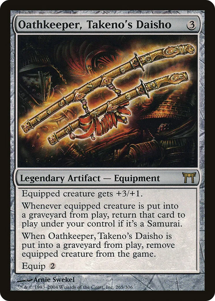Gardefoi, daisho de Takeno — Champions of Kamigawa — Magic: The Gathering