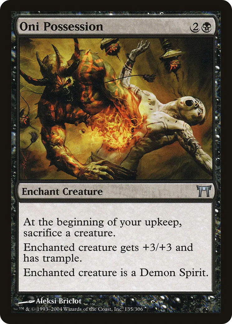 Oni Possession — Champions of Kamigawa — Magic: The Gathering