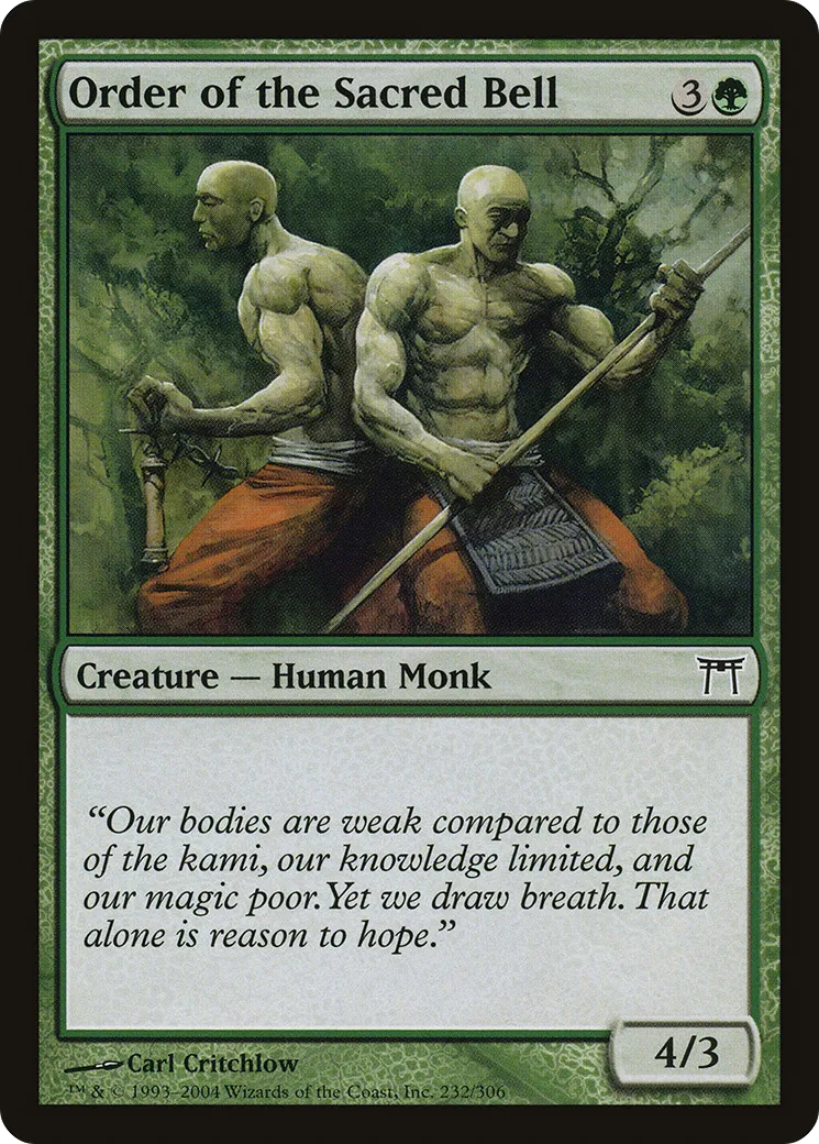 Ordre de la Cloche sacrée — Champions of Kamigawa — Magic: The Gathering