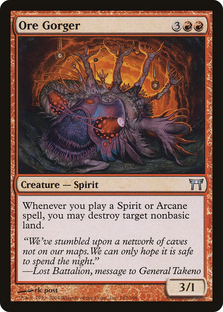 Avaleur de minerai — Champions of Kamigawa — Magic: The Gathering