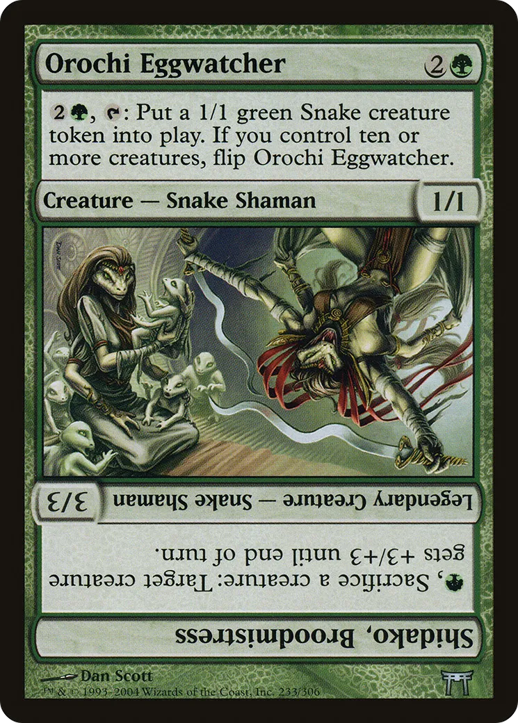 Orochi Eggwatcher // Shidako, Broodmistress — Champions of Kamigawa — Magic: The Gathering