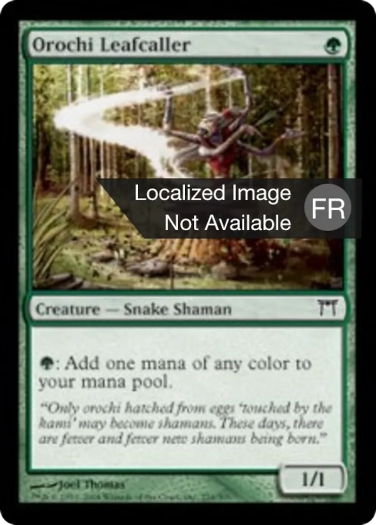Meneuse aux feuilles orochi — Champions of Kamigawa — Magic: The Gathering
