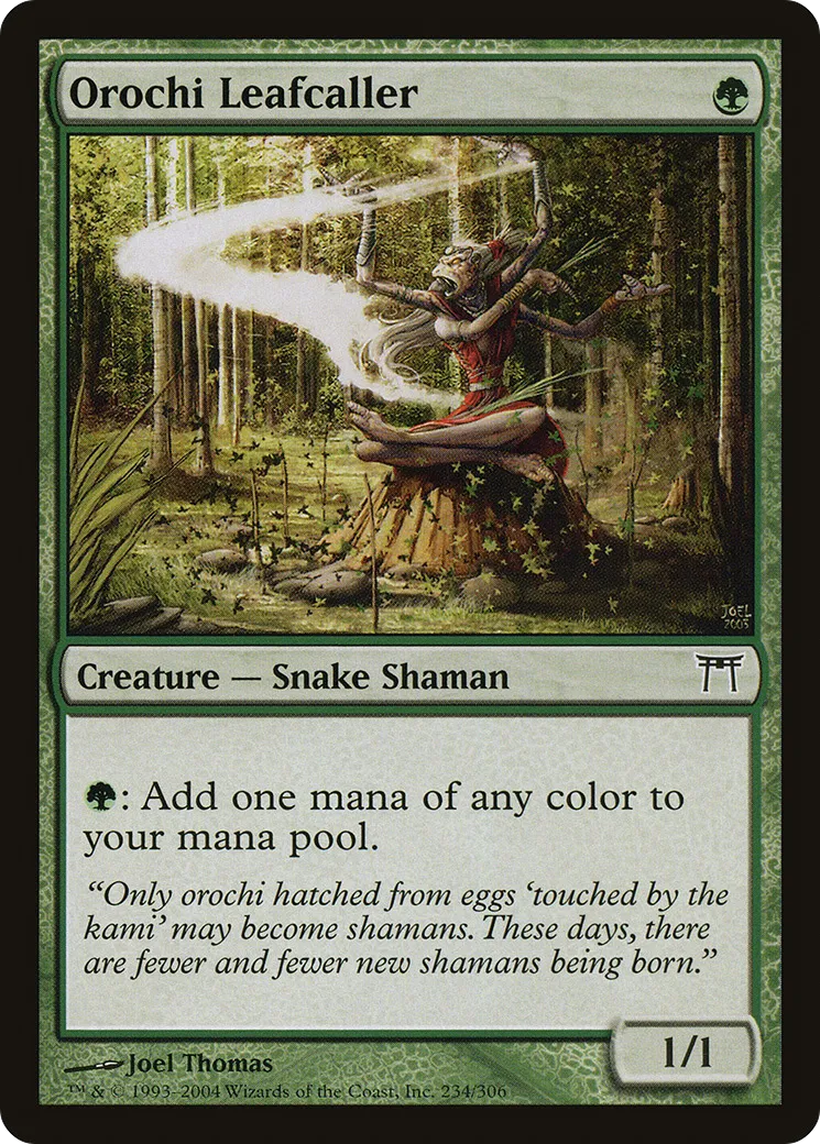 Orochi Leafcaller from Champions of Kamigawa - Magic: The Gathering
