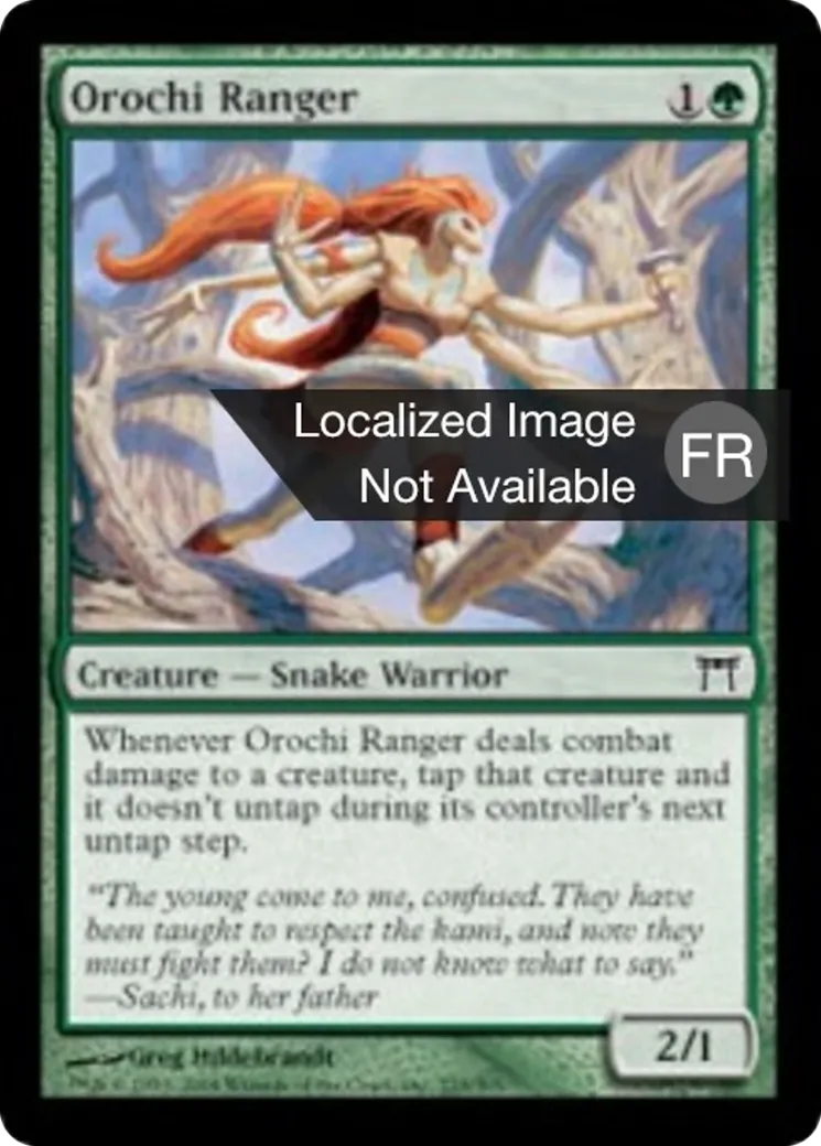 Ranger orochi from Champions of Kamigawa - Magic: The Gathering