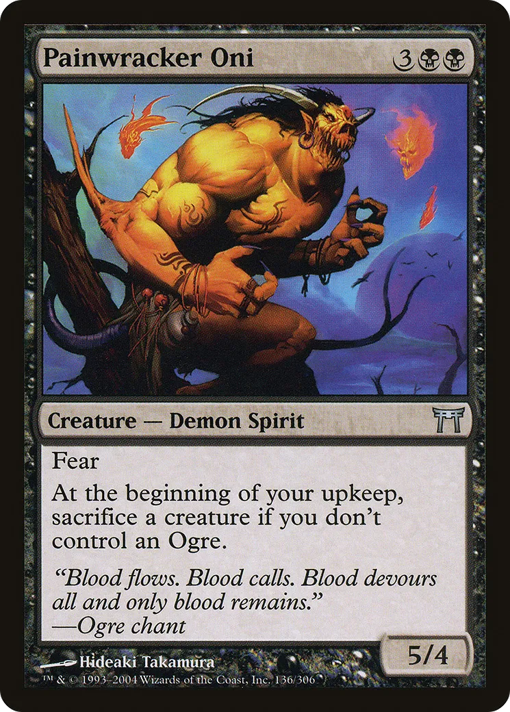 Painwracker Oni — Champions of Kamigawa — Magic: The Gathering