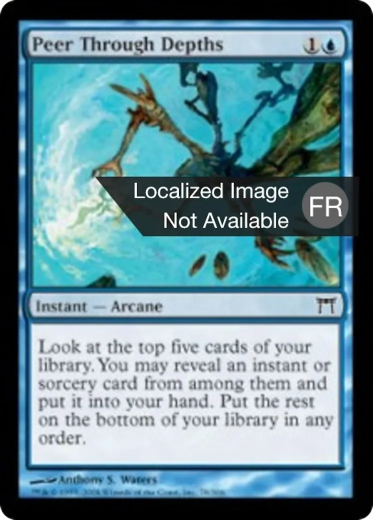 Sonder les profondeurs — Champions of Kamigawa — Magic: The Gathering