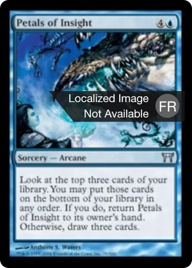 Pétales de perspicacité — Champions of Kamigawa — Magic: The Gathering