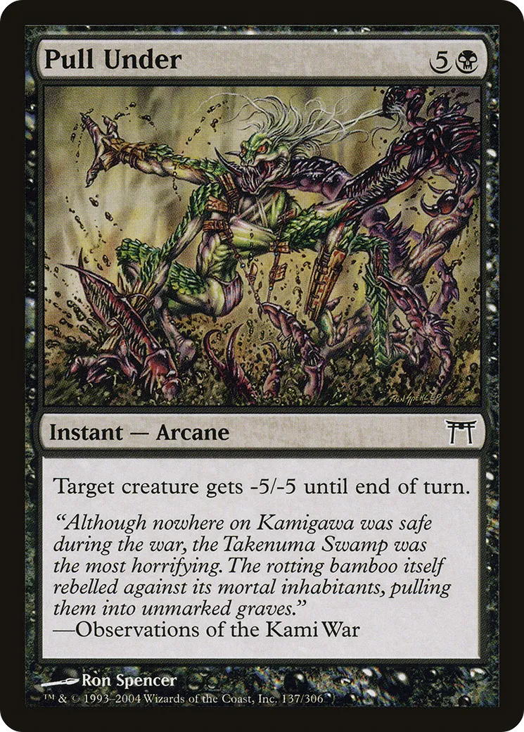 Pull Under — Champions of Kamigawa — Magic: The Gathering