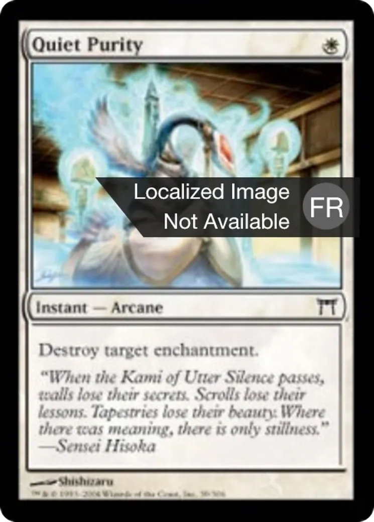 Pureté du silence from Champions of Kamigawa - Magic: The Gathering
