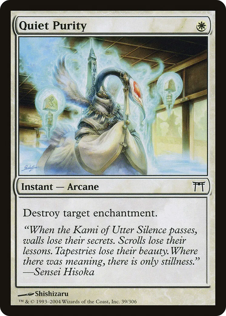 Quiet Purity — Champions of Kamigawa — Magic: The Gathering