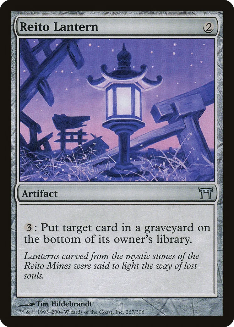 Reito Lantern — Champions of Kamigawa — Magic: The Gathering