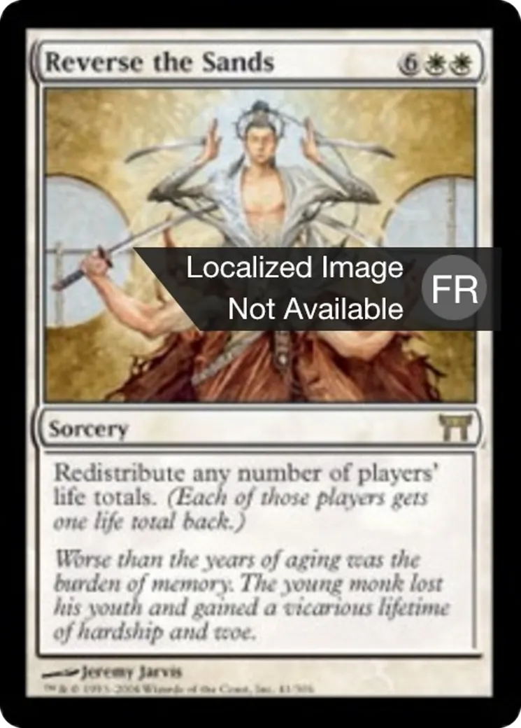 Inversion de sablier — Champions of Kamigawa — Magic: The Gathering