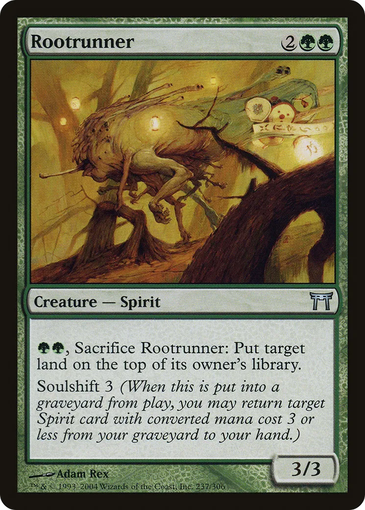 Rootrunner from Champions of Kamigawa - Magic: The Gathering