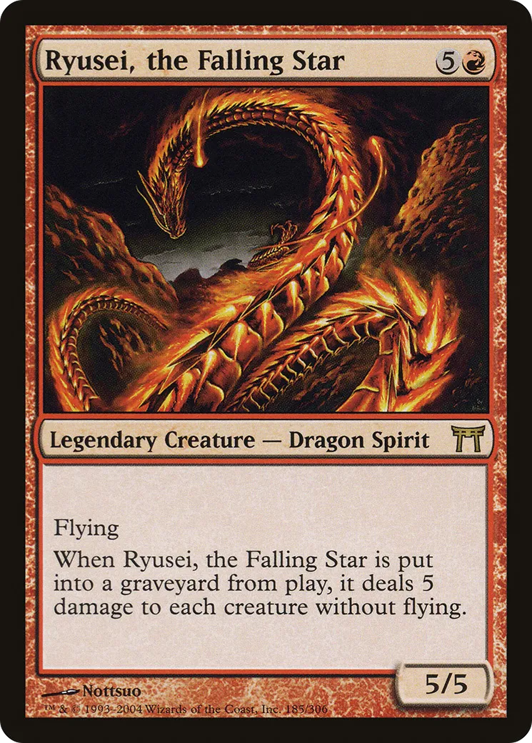 Ryusei, the Falling Star — Champions of Kamigawa — Magic: The Gathering