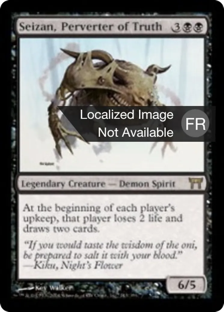 Seizan, corrupteur de la Vérité — Champions of Kamigawa — Magic: The Gathering