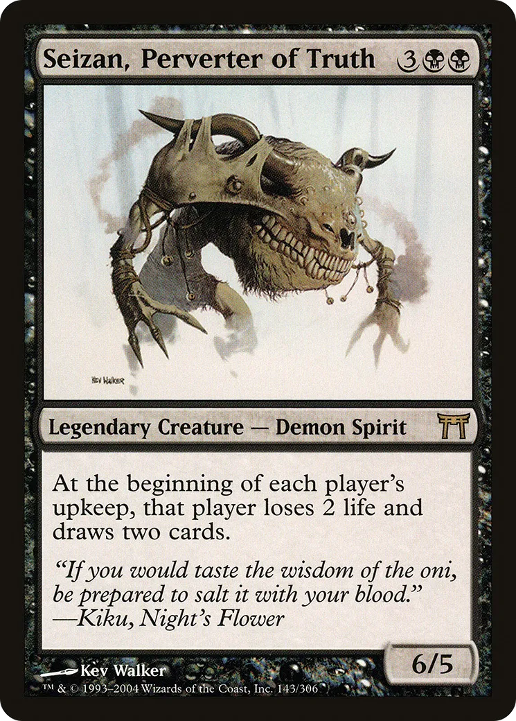 Seizan, Perverter of Truth — Champions of Kamigawa — Magic: The Gathering