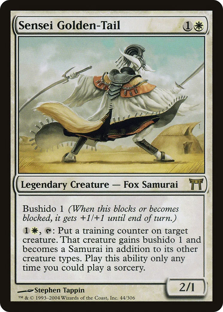 Sensei Golden-Tail — Champions of Kamigawa — Magic: The Gathering