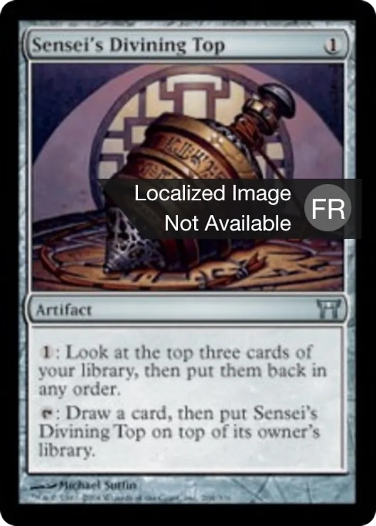 Toupie de divination du sensei — Champions of Kamigawa — Magic: The Gathering