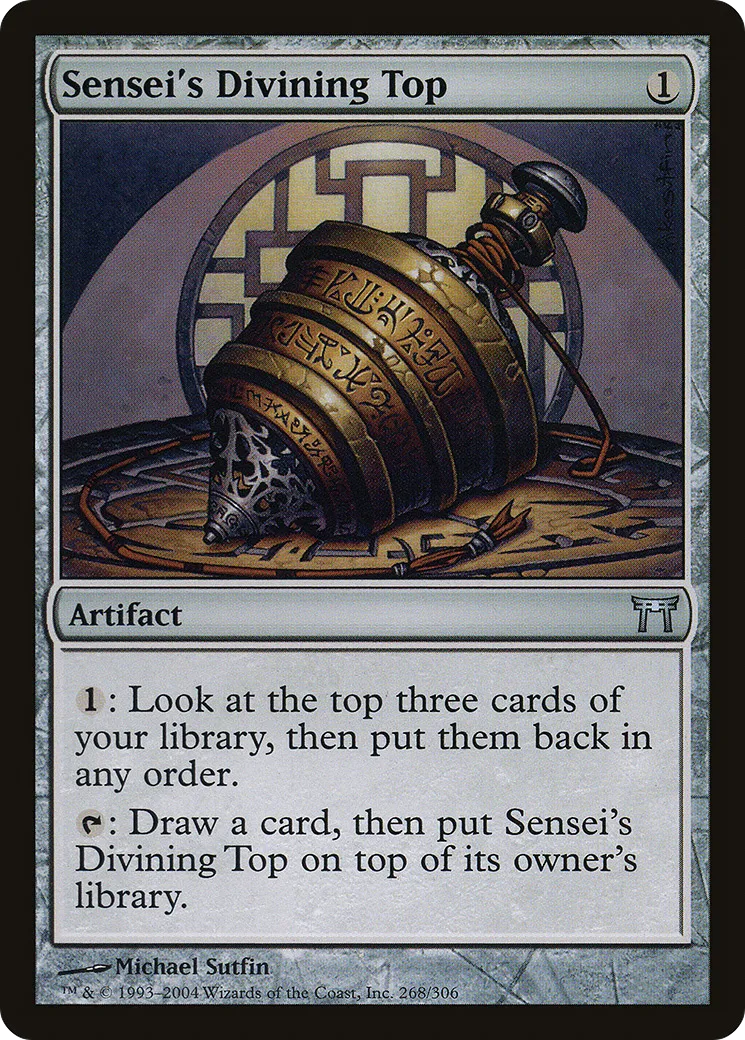Sensei's Divining Top — Champions of Kamigawa — Magic: The Gathering