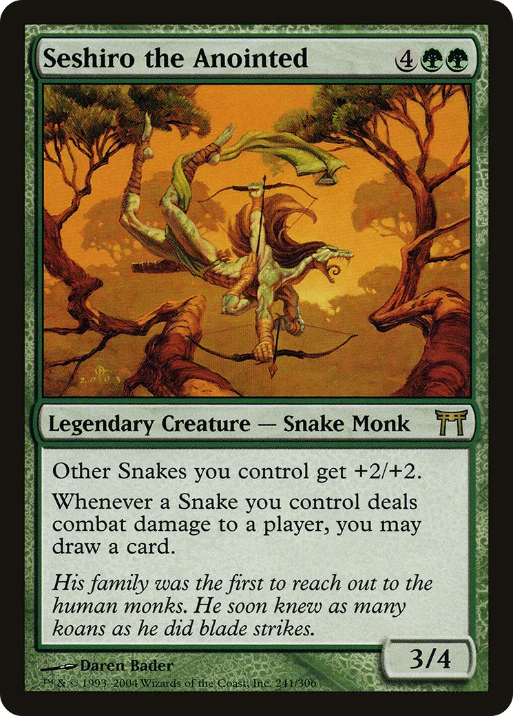 Seshiro the Anointed — Champions of Kamigawa — Magic: The Gathering