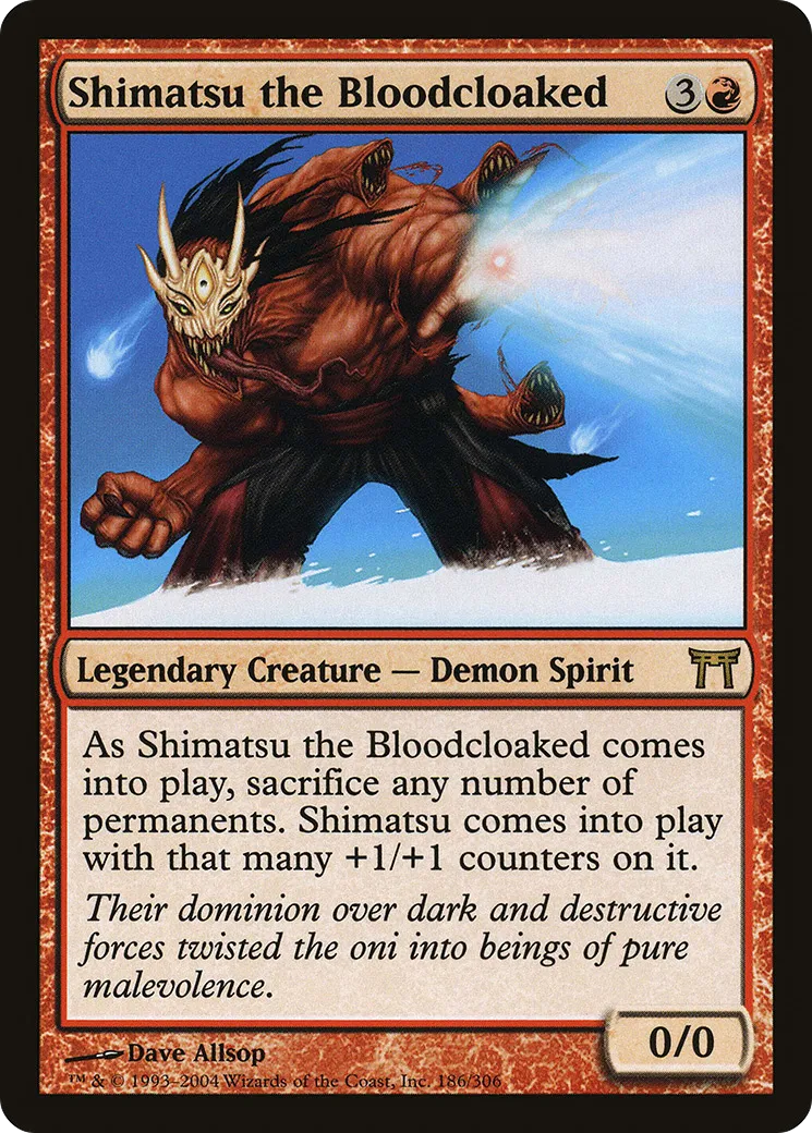 Shimatsu the Bloodcloaked — Champions of Kamigawa — Magic: The Gathering
