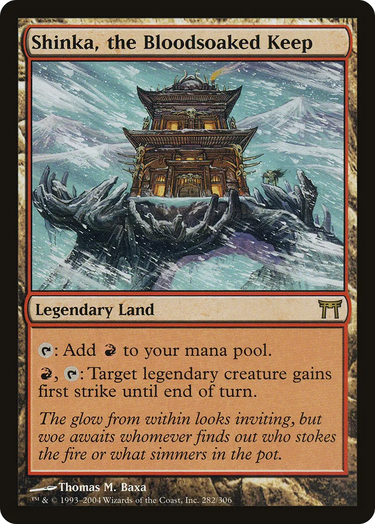 Shinka, forteresse sanglante — Champions of Kamigawa — Magic: The Gathering