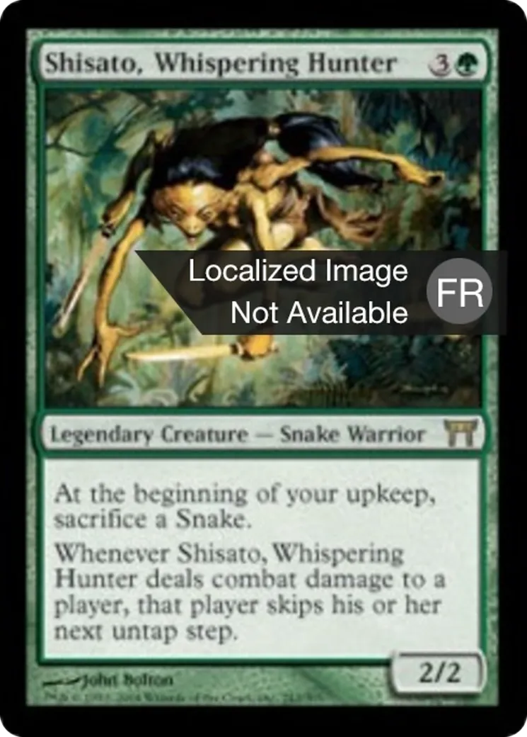 Shisato, la chasseresse — Champions of Kamigawa — Magic: The Gathering
