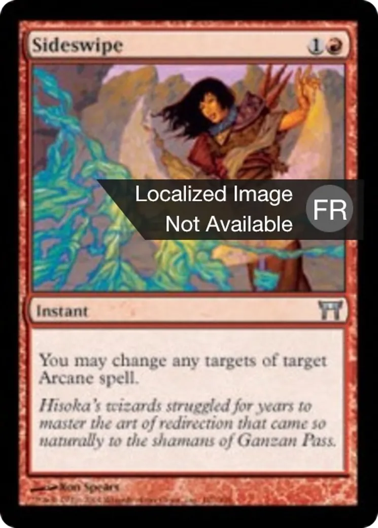 Frappe oblique — Champions of Kamigawa — Magic: The Gathering