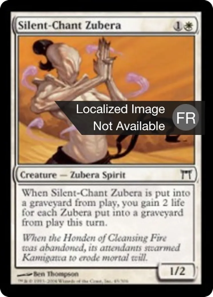 Zubera au chant silencieux — Champions of Kamigawa — Magic: The Gathering