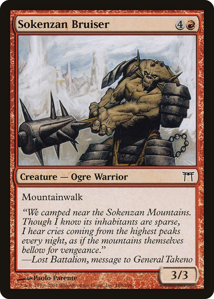 Sokenzan Bruiser — Champions of Kamigawa — Magic: The Gathering