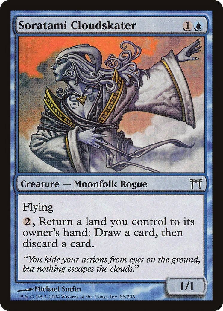 Soratami Cloudskater — Champions of Kamigawa — Magic: The Gathering