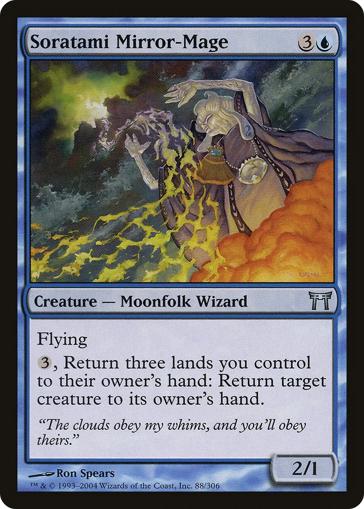 Soratami Mirror-Mage — Champions of Kamigawa — Magic: The Gathering