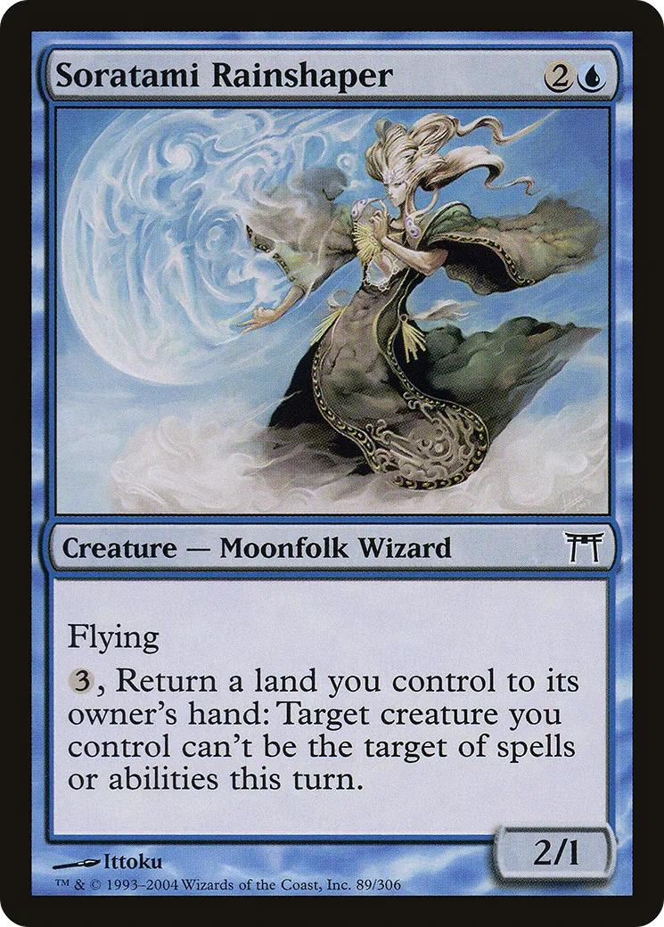 Soratami Rainshaper — Champions of Kamigawa — Magic: The Gathering