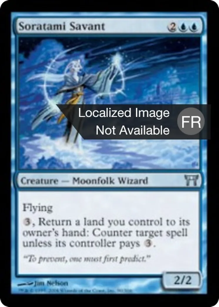 Savante soratami — Champions of Kamigawa — Magic: The Gathering