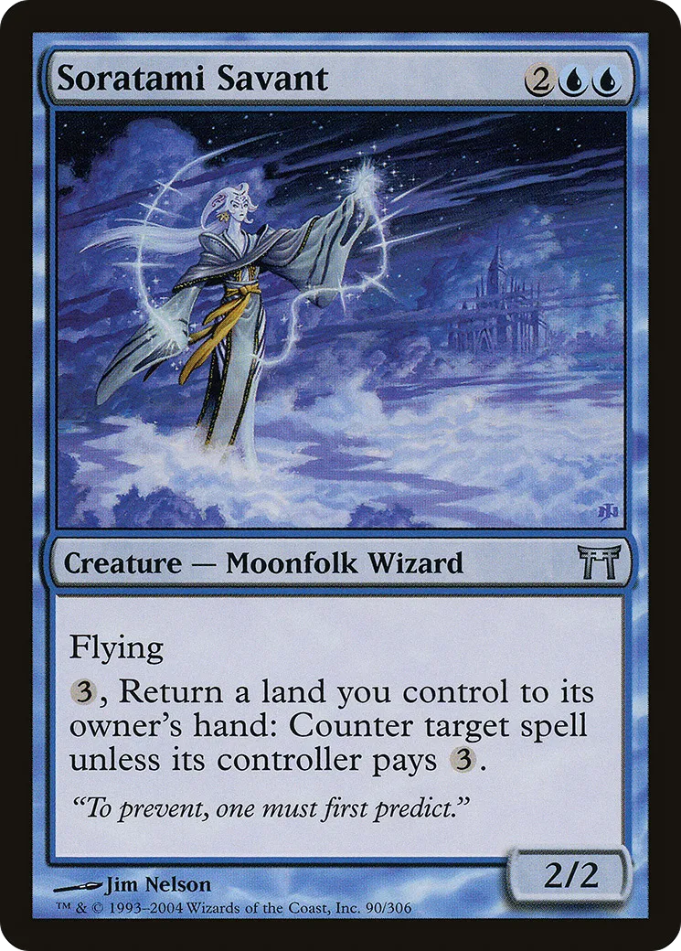 Savante soratami — Champions of Kamigawa — Magic: The Gathering